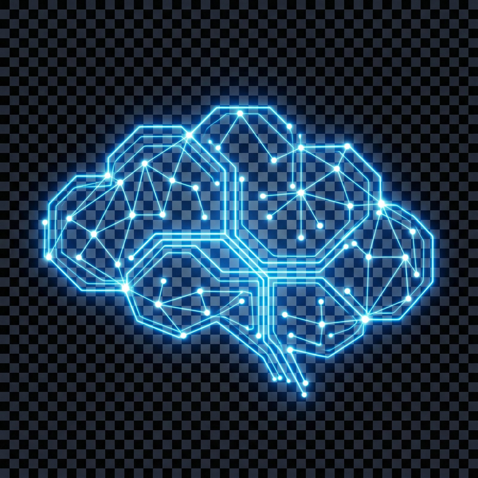 An abstract representation of Microsoft Azure's cloud services with glowing data points and secure network lines, illustrating robust demand and IT modernization, blue and white color scheme, futuristic design, no visible text, 1:1 aspect ratio.