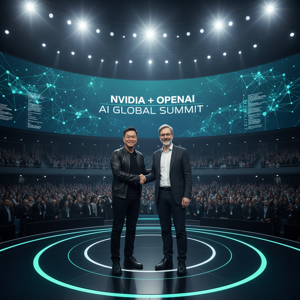 인공지능 기술의 미래를 논의하는 두 기술 기업의 수장