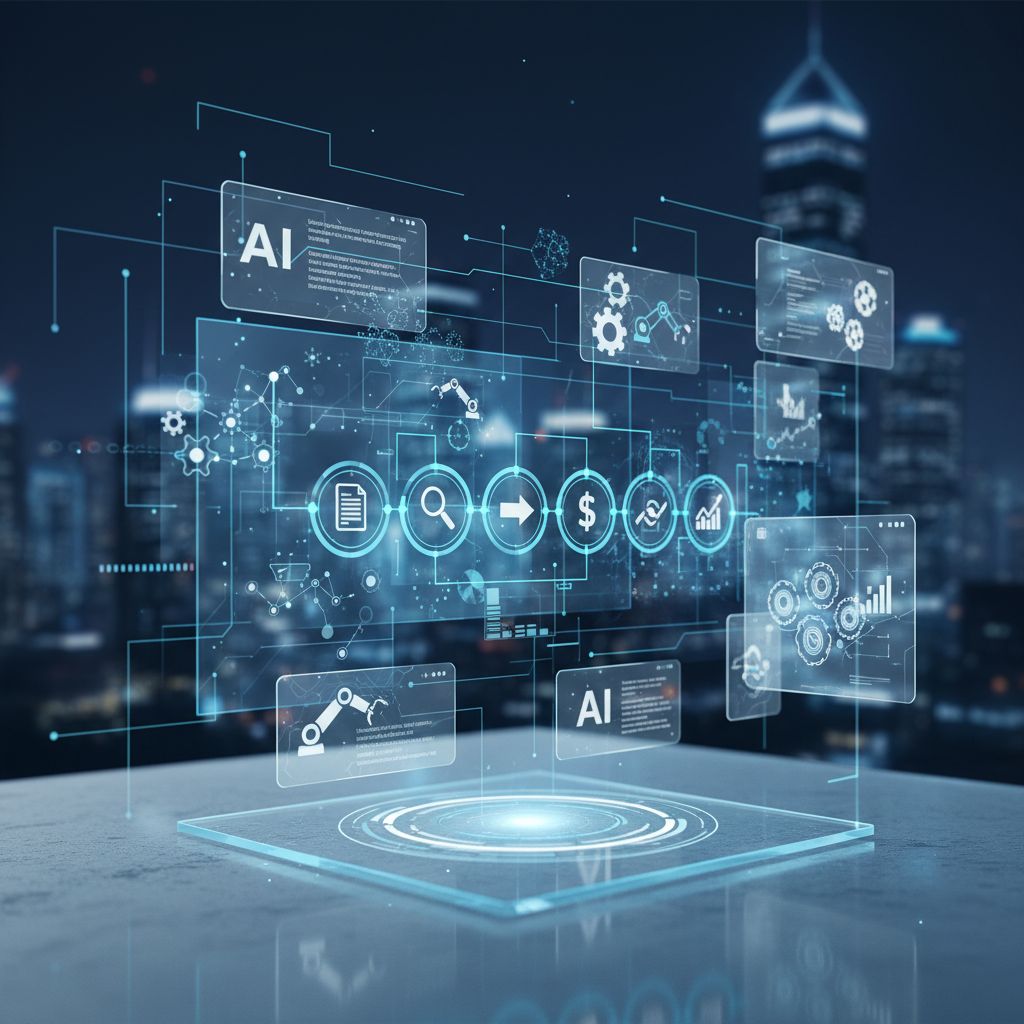 인공지능 기술이 적용된 자동화 업무 환경