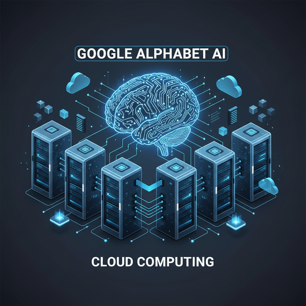 알파벳의 인공지능 기술과 클라우드 컴퓨팅 시각화