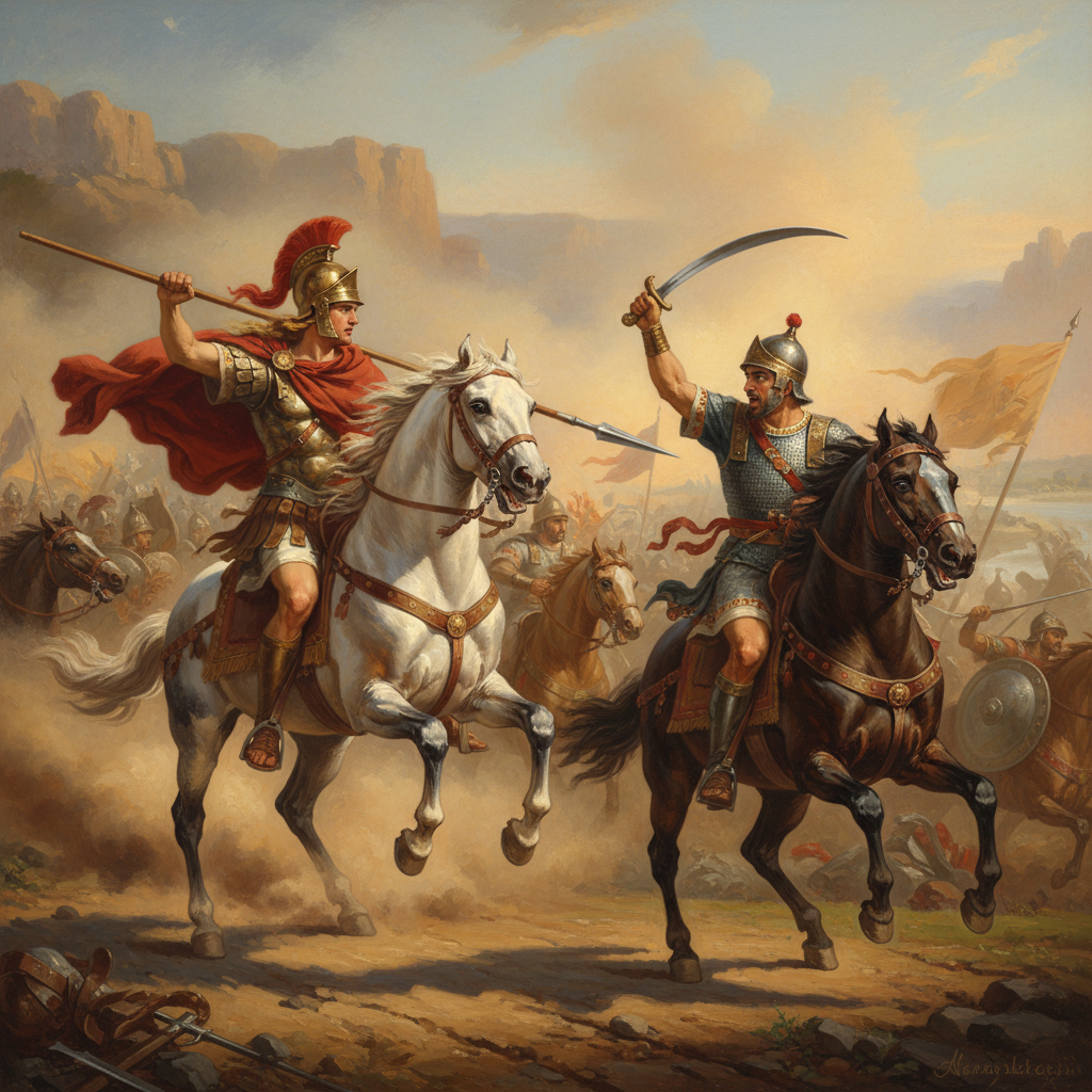 그라니코스 전투의 긴박한 순간