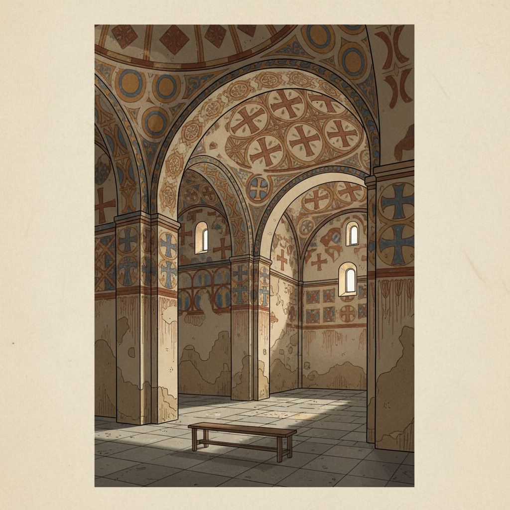 산 줄리안 데 로스 프라도스 내부 벽화