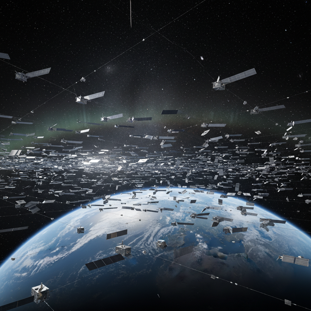 아마존 저궤도 위성 군단 가상도