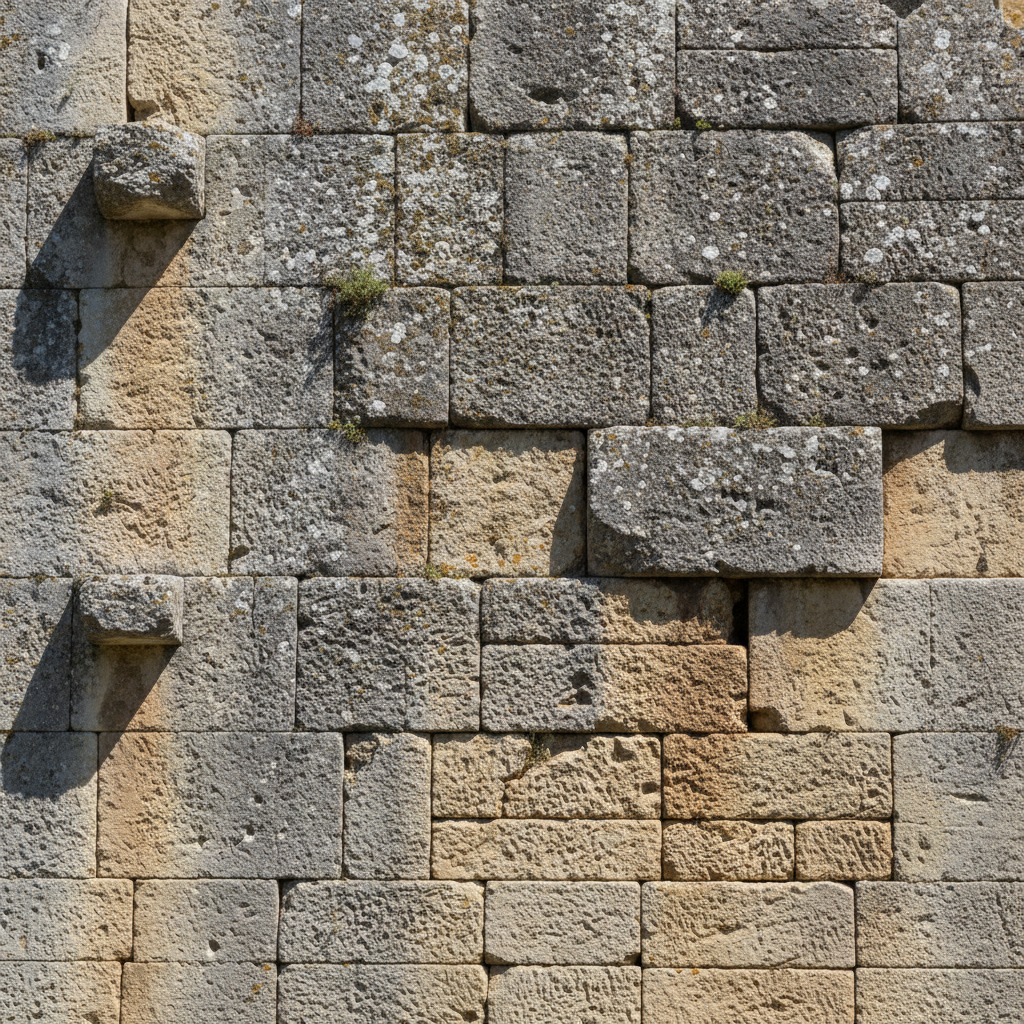 접착제 없이 정교하게 맞물린 수로교의 거대한 석조 구조