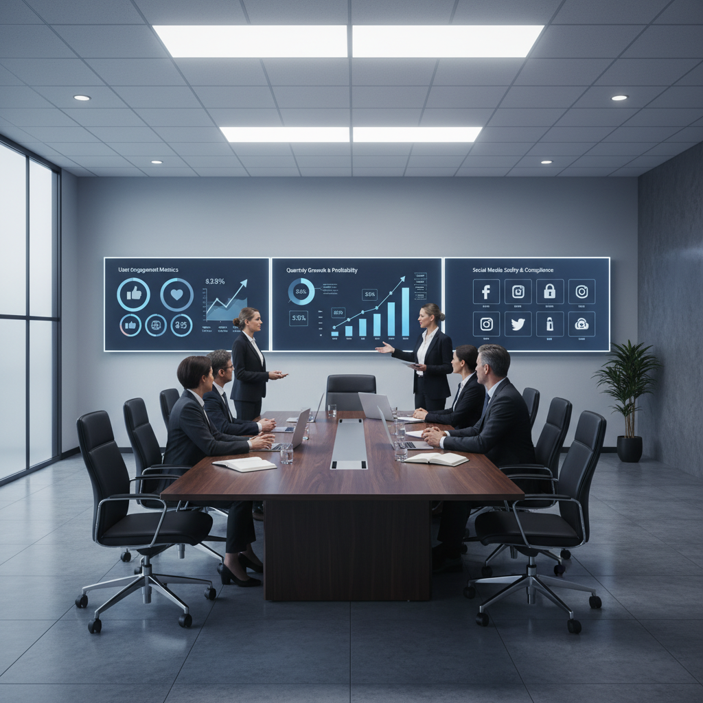 기업 내부 회의에서 논의되는 알고리즘과 안전 지표