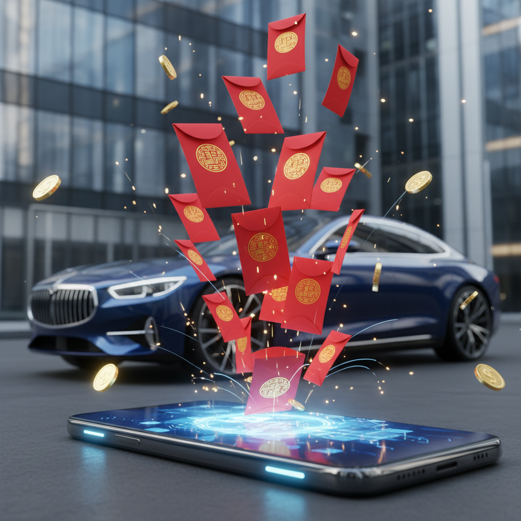 스마트폰에서 쏟아지는 디지털 홍바오와 경품