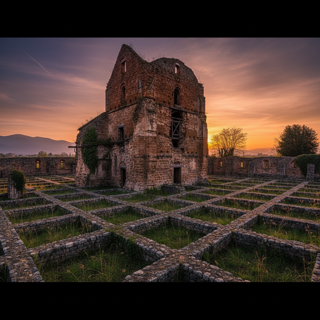 고대 불교 대학의 위용을 보여주는 입체적인 유적 구조