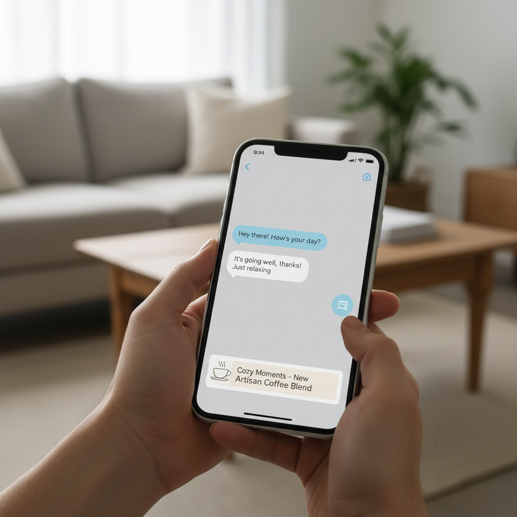 스마트폰에서 구현되는 미래형 광고 인터페이스