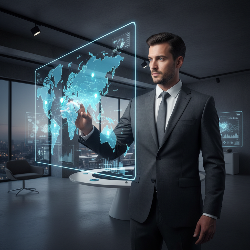 유럽 기술 지도를 살피는 전문가