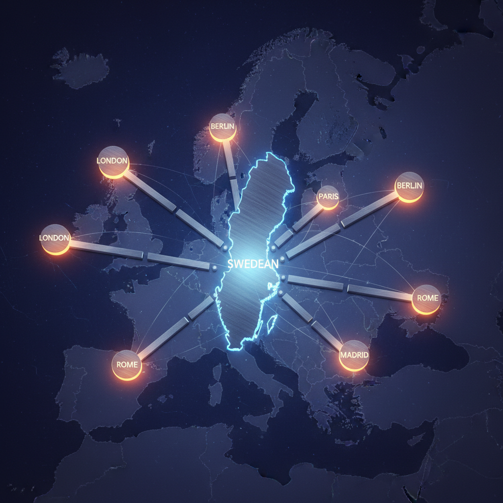 유럽 전역으로 뻗어가는 디지털 네트워크