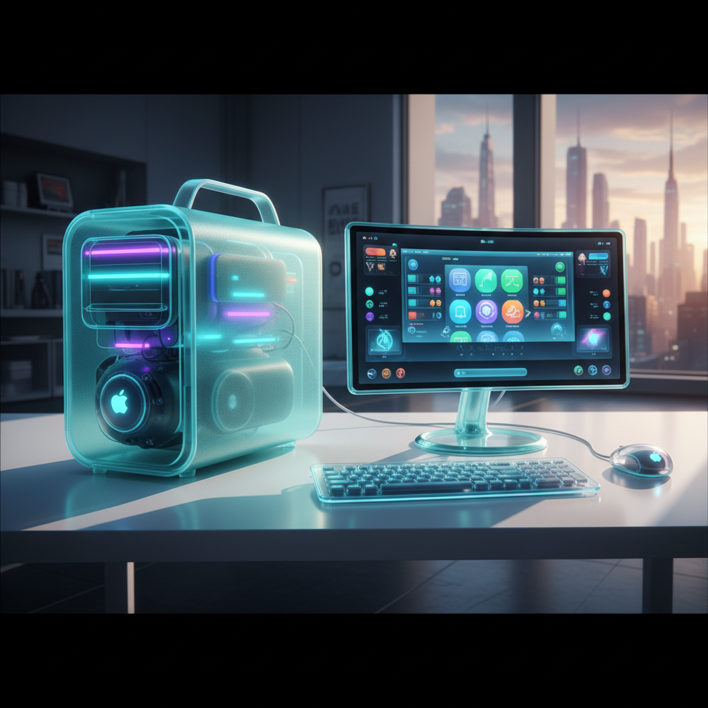 가상의 90년대 애플 컴퓨터 디자인