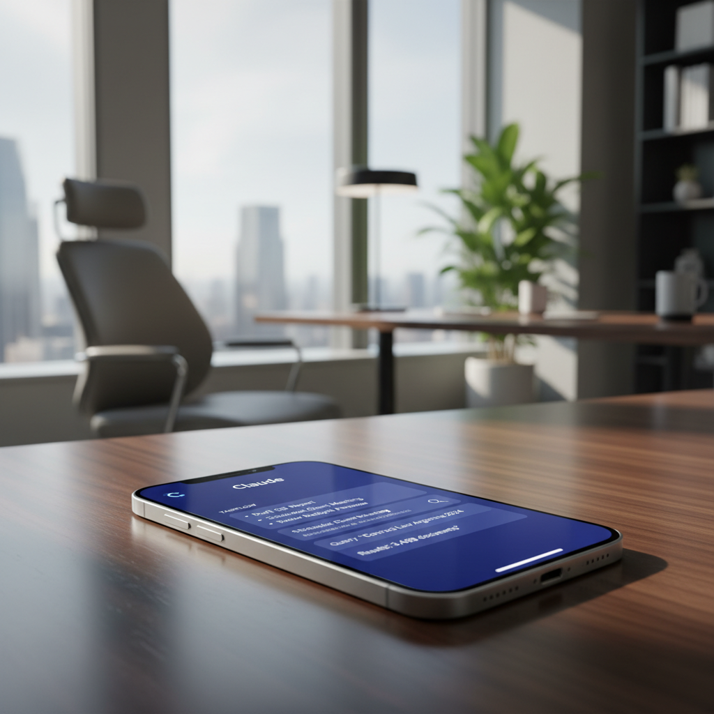 앤스로픽 클로드의 사무용 AI 인터페이스