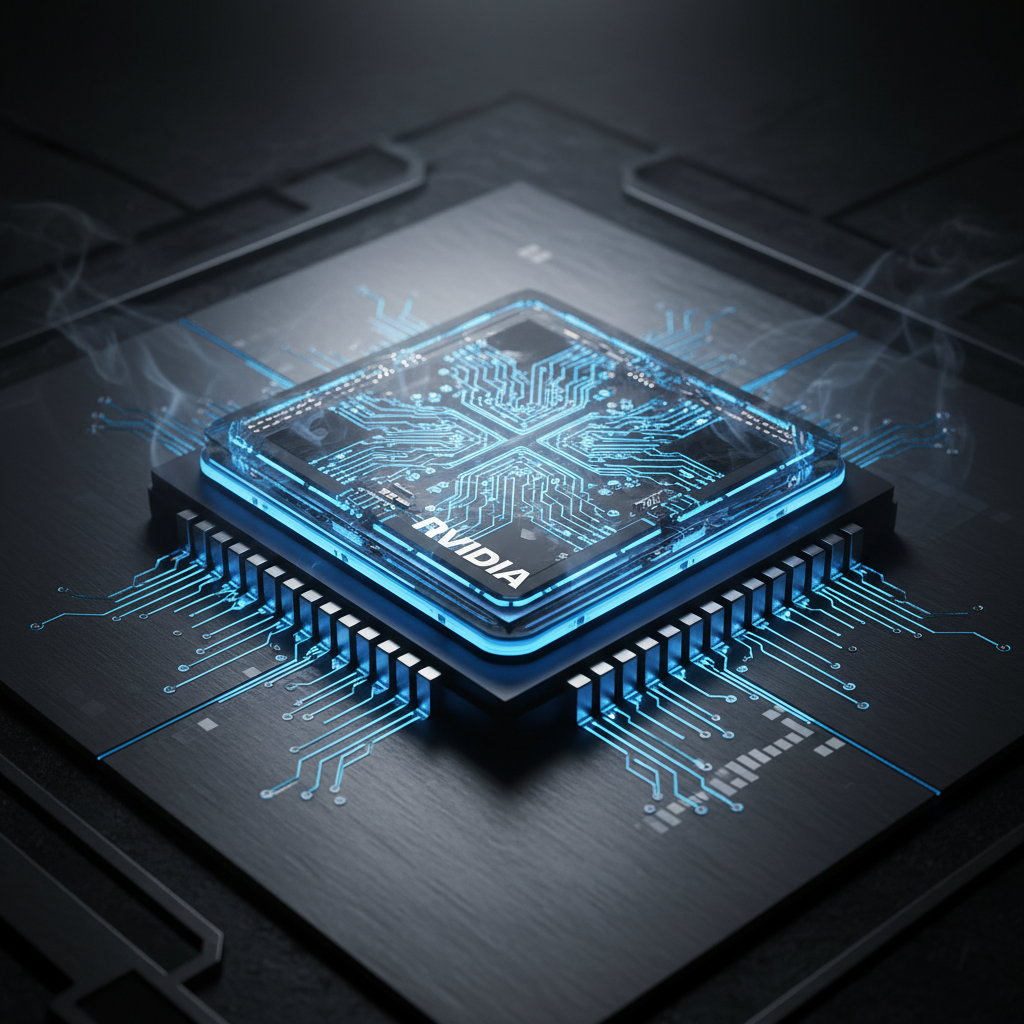 엔비디아의 최신 AI 반도체 칩 가시화