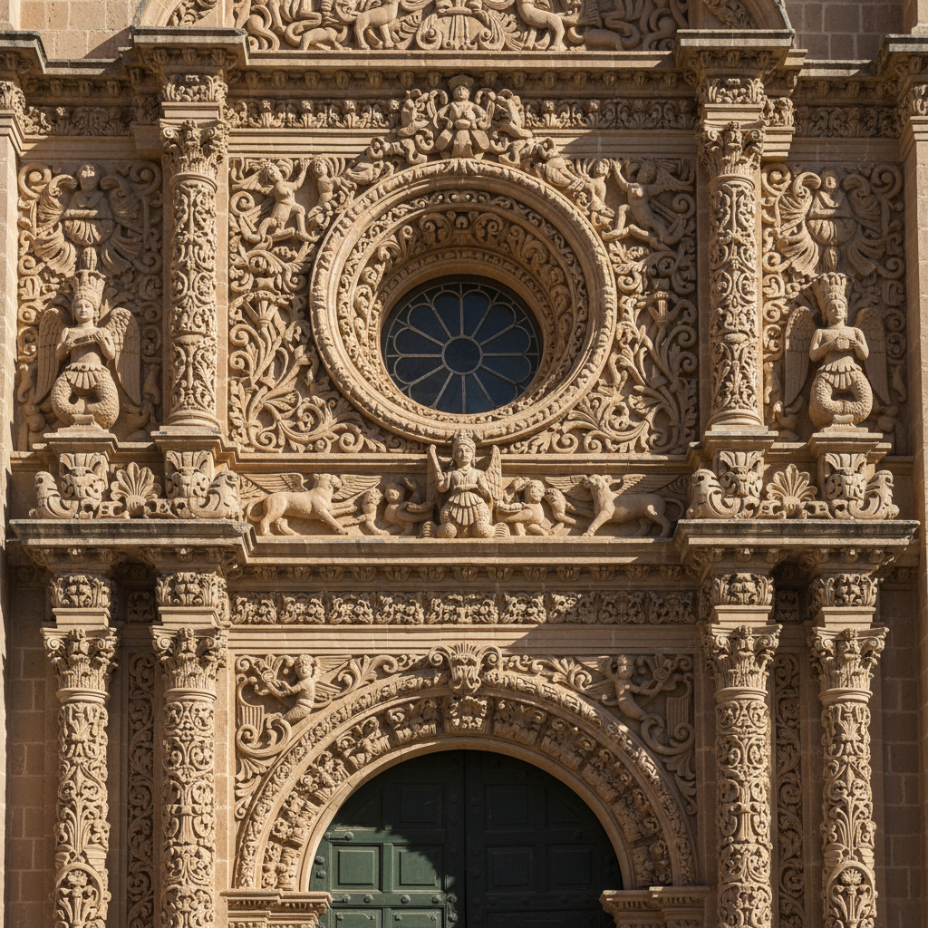 산 로렌조 성당의 화려한 조각