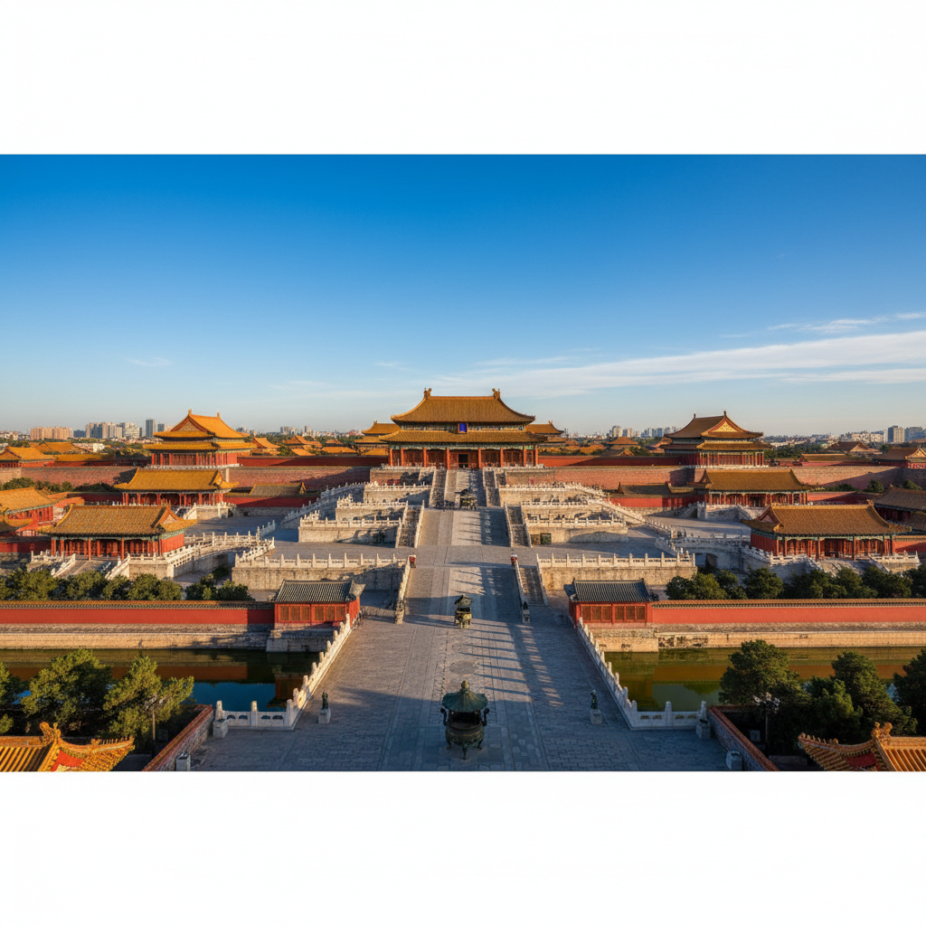 베이징 자금성의 웅장한 모습
