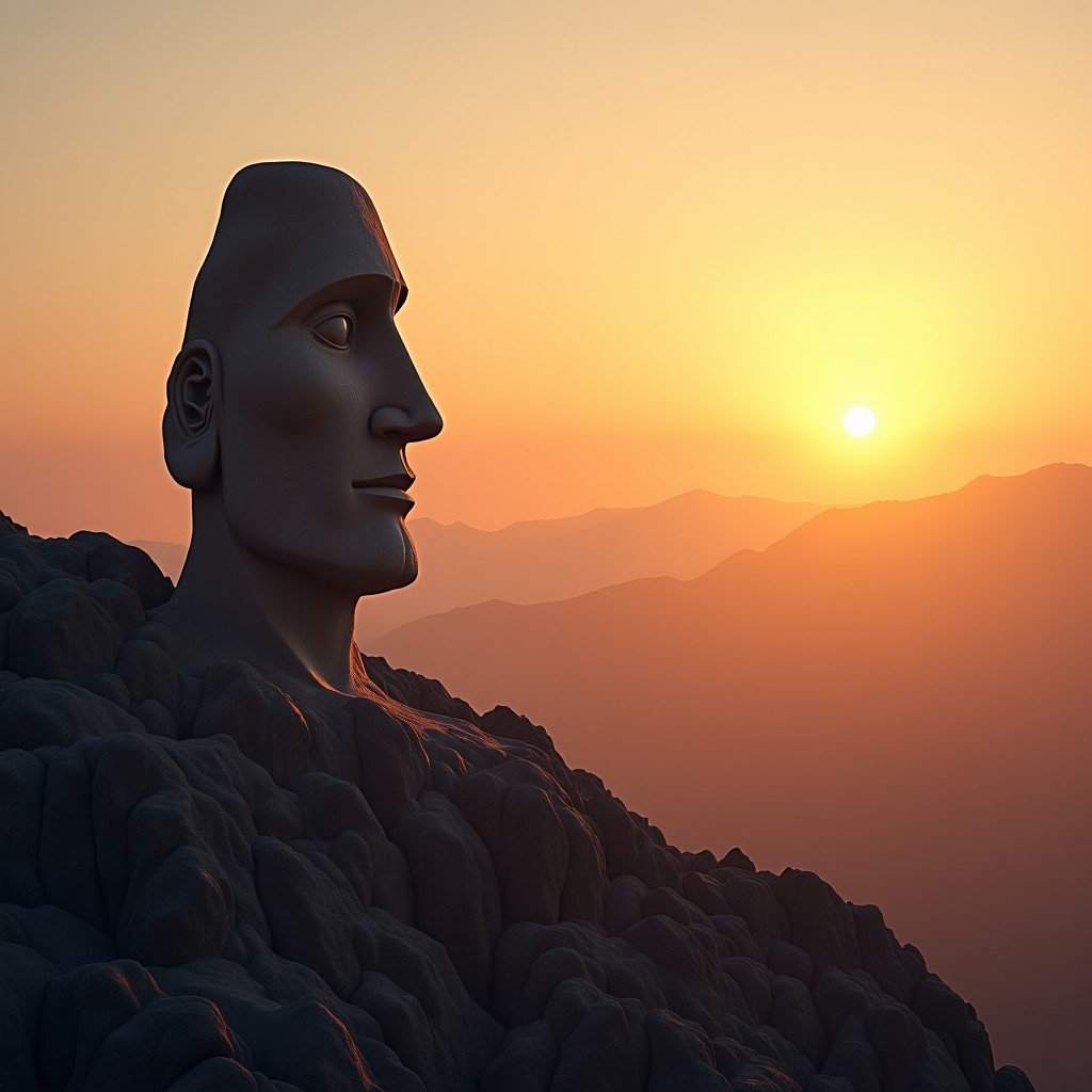 넴루트 다그의 거대한 석상들