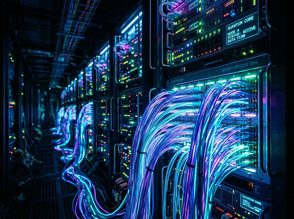 미래지향적인 서버 룸과 네트워크