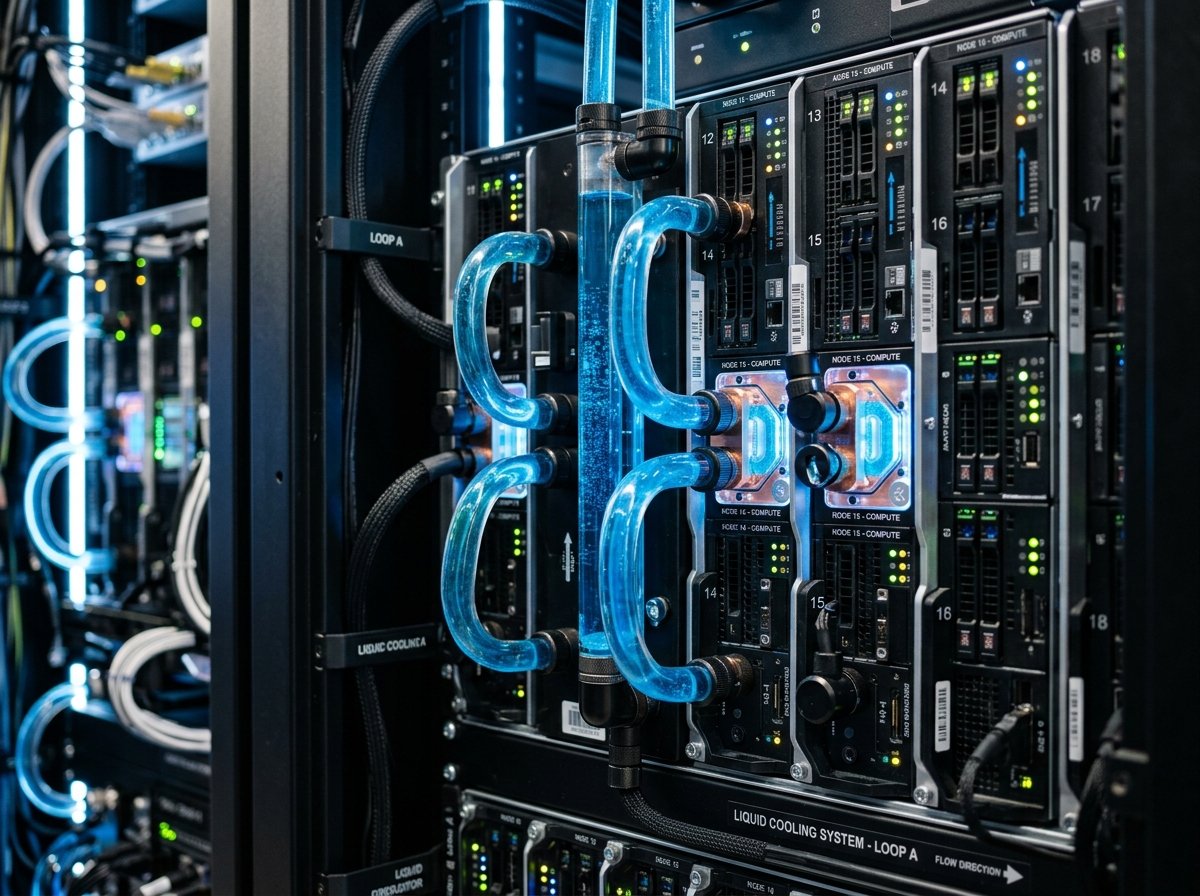 액체 냉각 시스템이 적용된 서버 랙