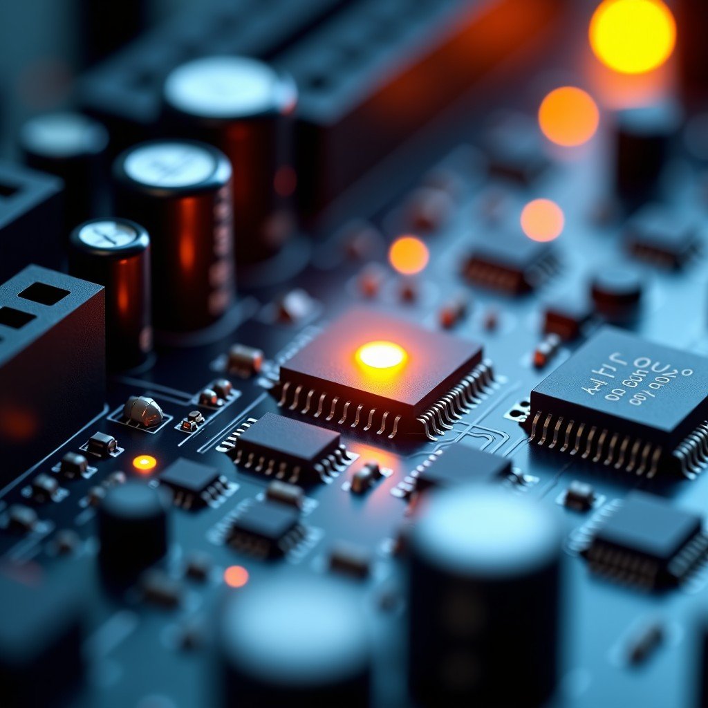 관제 시설의 회로 기판