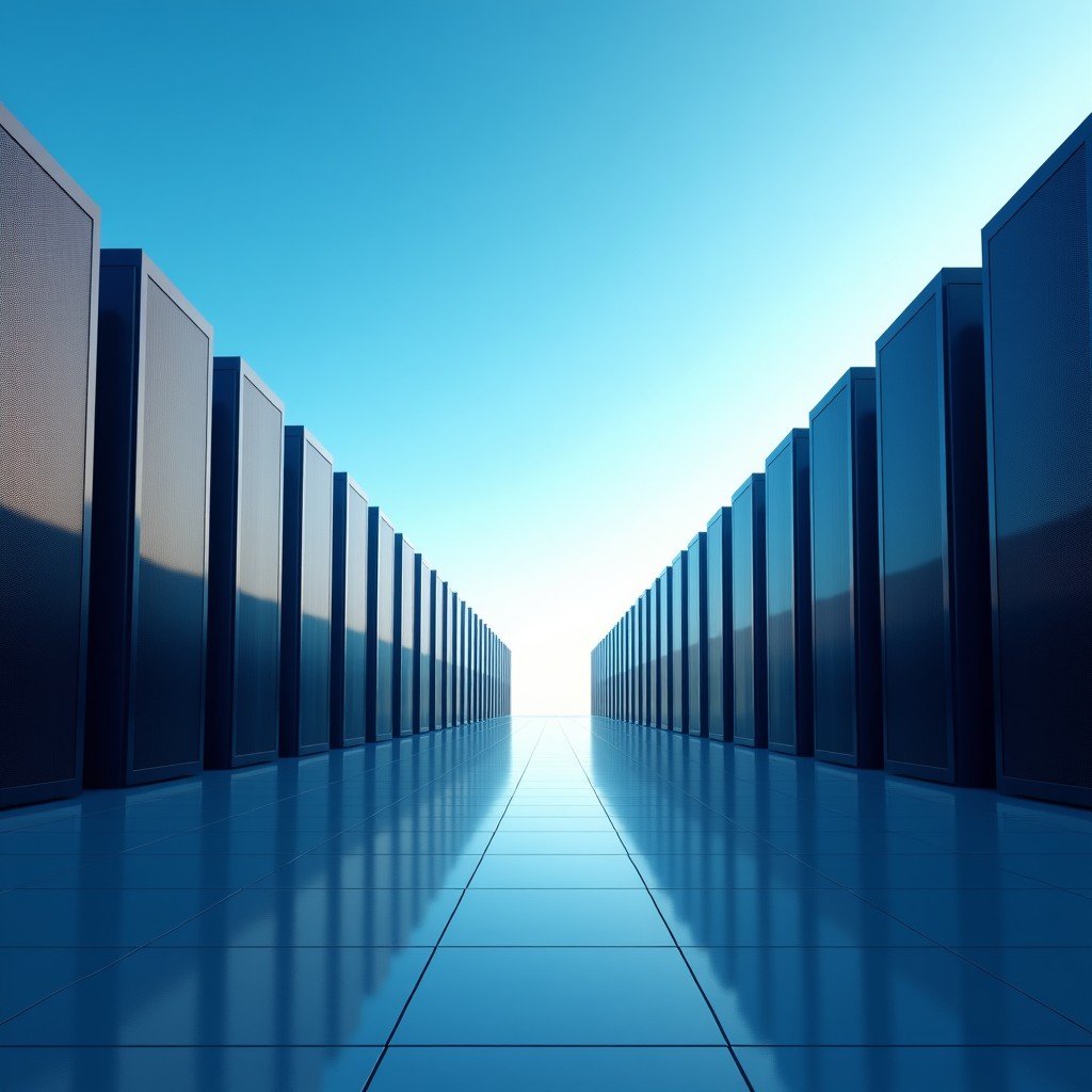 대규모 데이터센터 전경