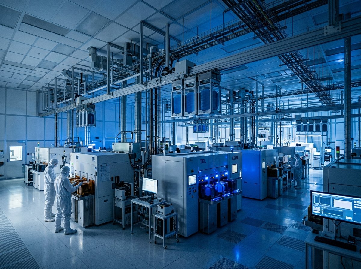 메모리 반도체 공정 모습