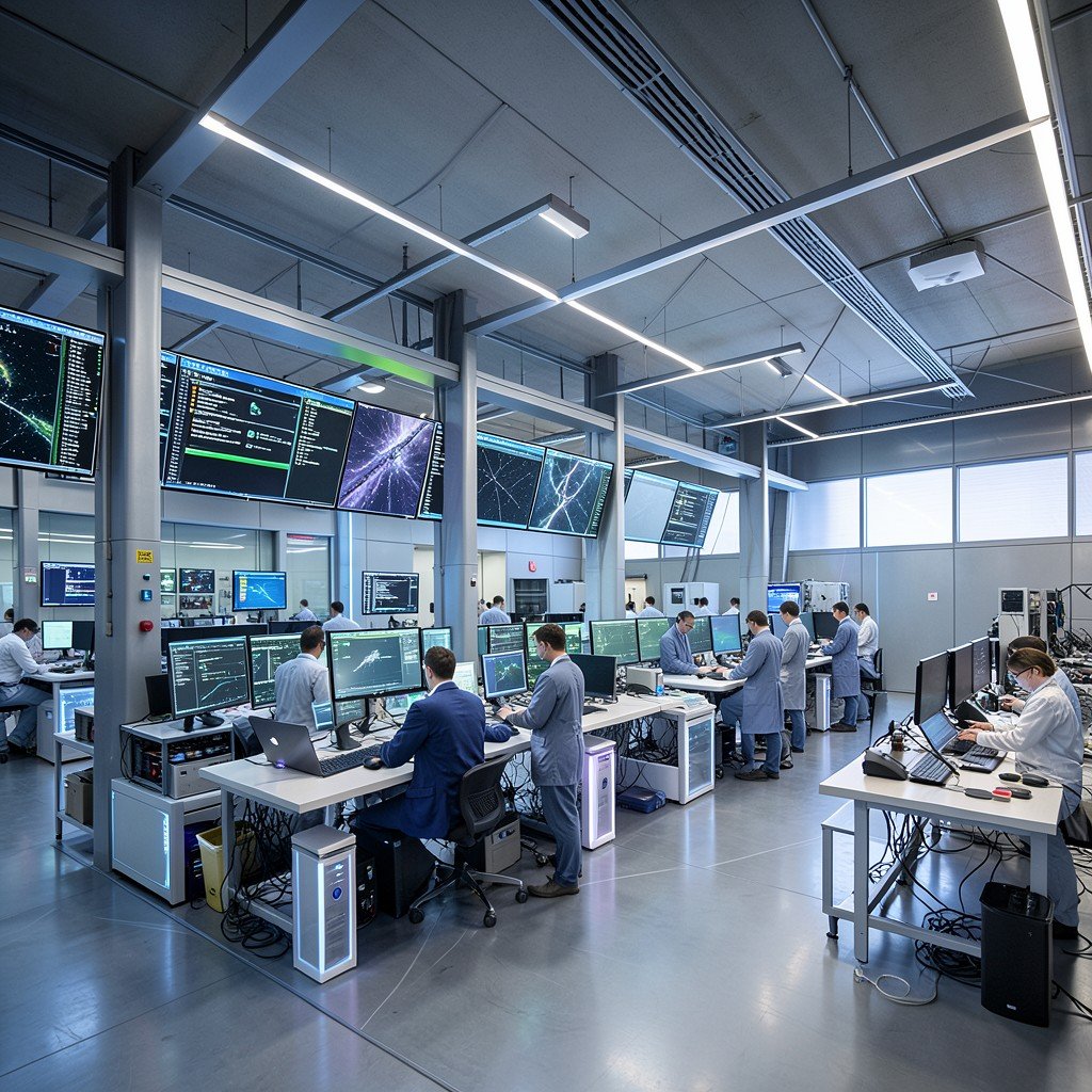 미래 기술 연구소의 모습