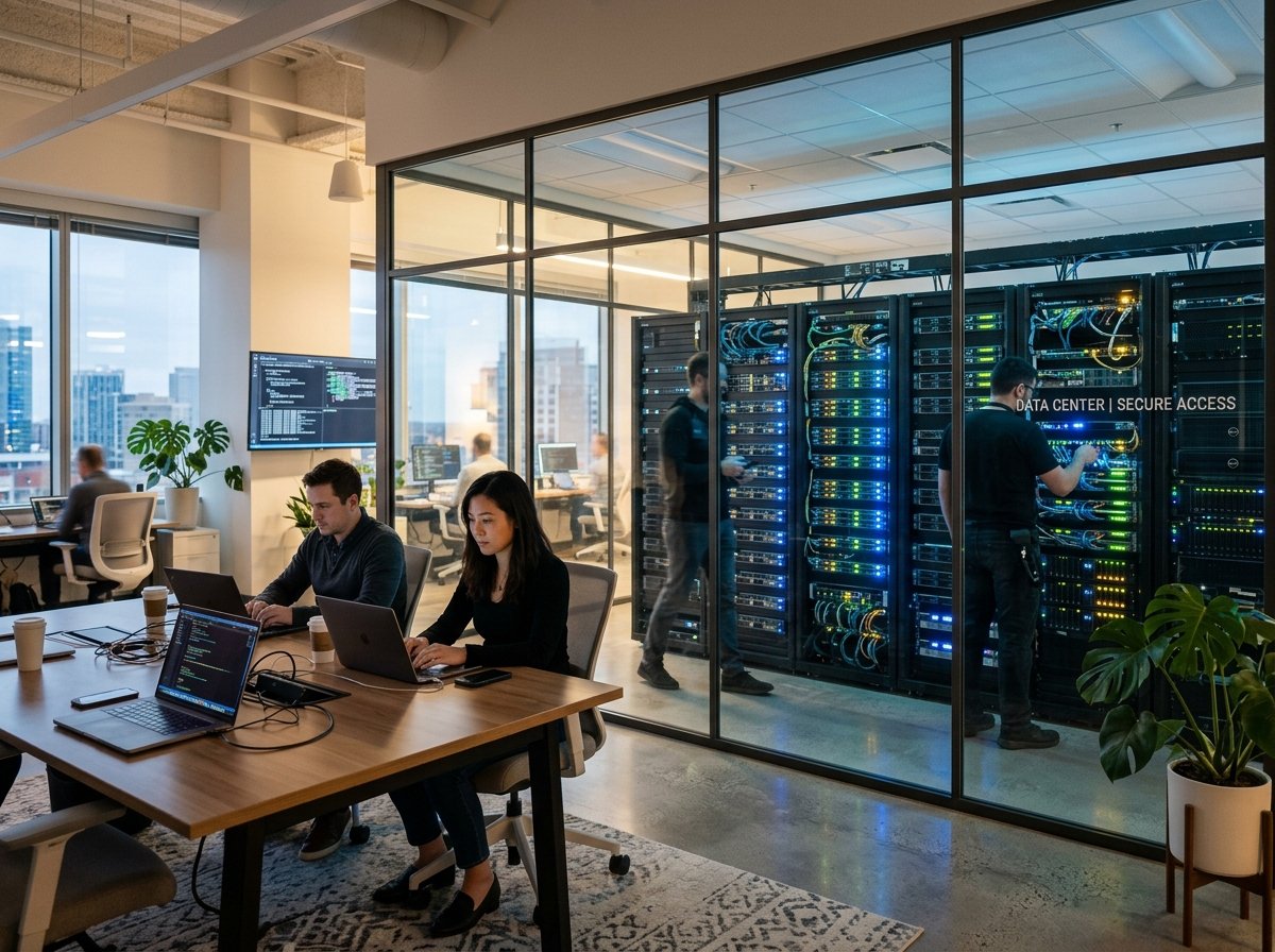 메타 사무실과 IT 인프라