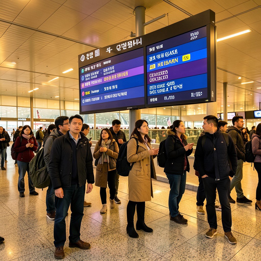 유럽 공항 비상사태 선포